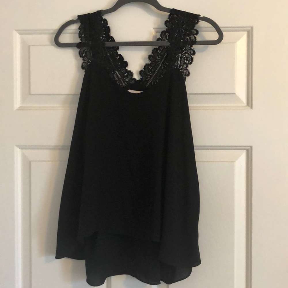 Black Lace Top